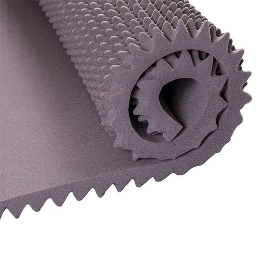 Convoluted Foam Topper/Overlay Grey