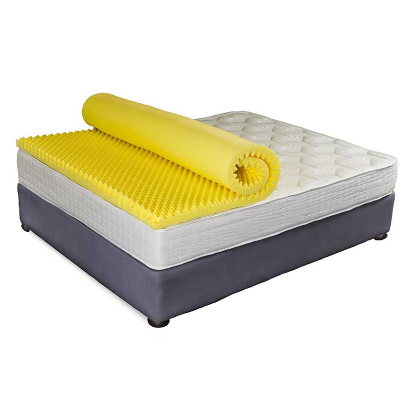 Convoluted mattress outlet topper